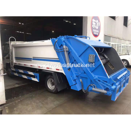 JAC 4x2 camión compactador de basura elevador de basura